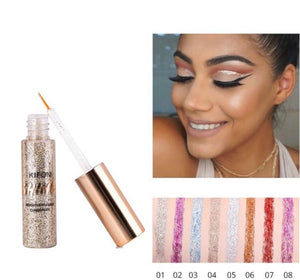 8 Color Makeup Glitter Metallic Eyeliner