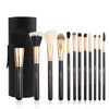 12Pcs Colorful Luxury Makeup Brushes