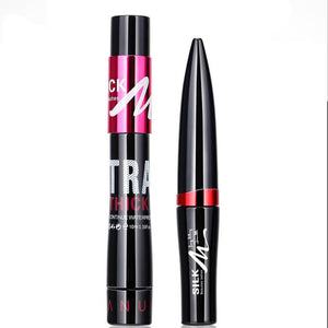 2pcs Mascara + Silk Magic Black 4d silk Fiber